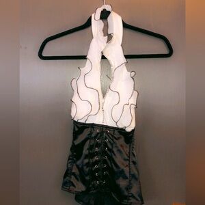 Sexy top, sz med. fits small. Good condition *not a body suit!!**